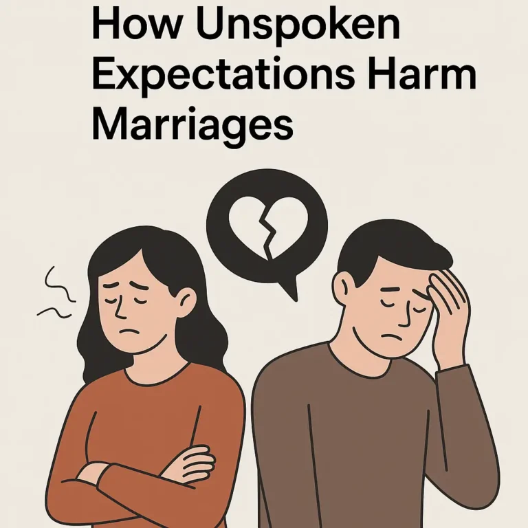 Image illustration of the silent killer in a relationship is the unspoken expectations.