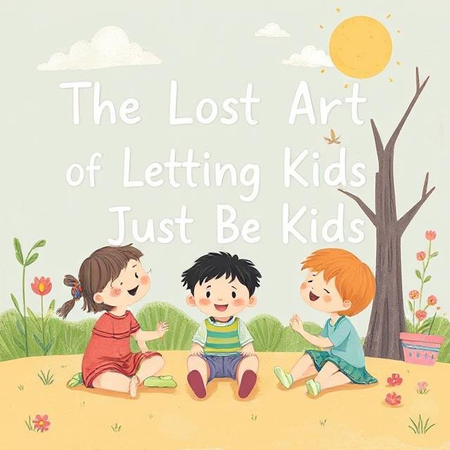 iMage illustartion of kids having fun. Every correction sends a message, make sure it is the right one.