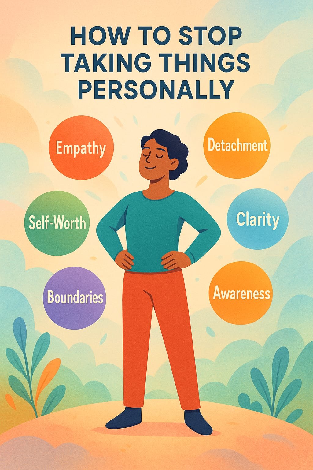 Image illustration of how to stop taking things personally