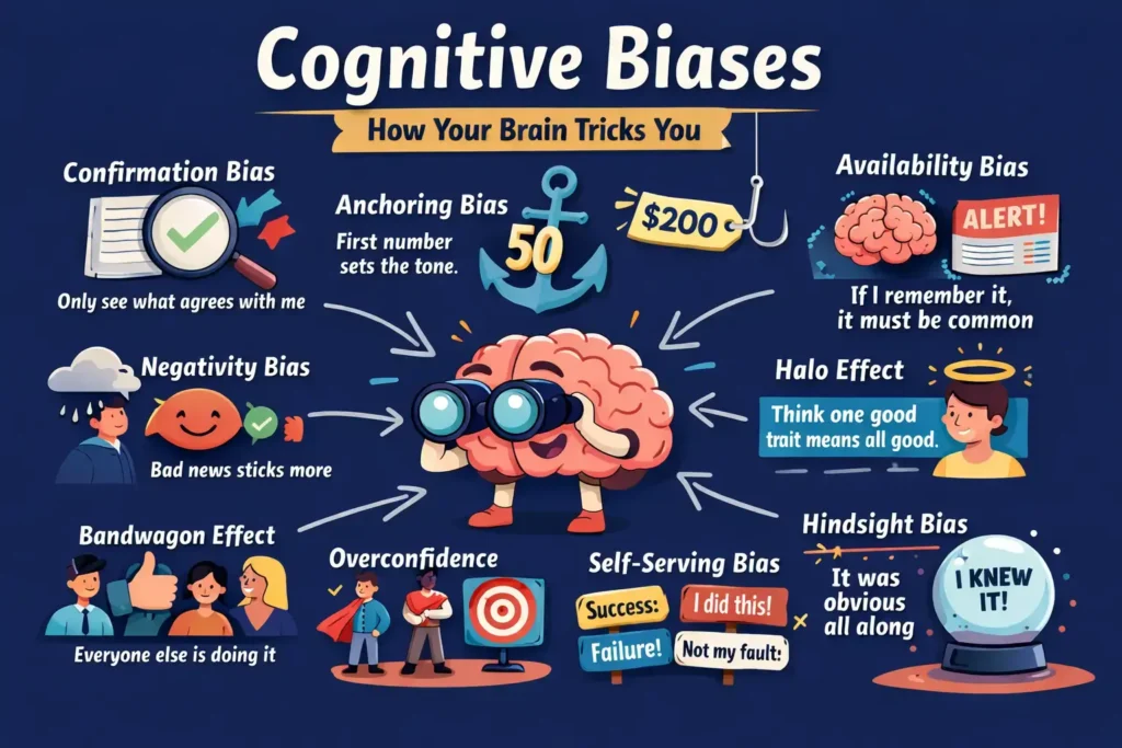 Explaining cognitive biases in everyday life.